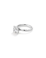 3.00 Carat TW Round Brilliant Laboratory-Grown Diamond Solitaire Engagement Ring in Platinum