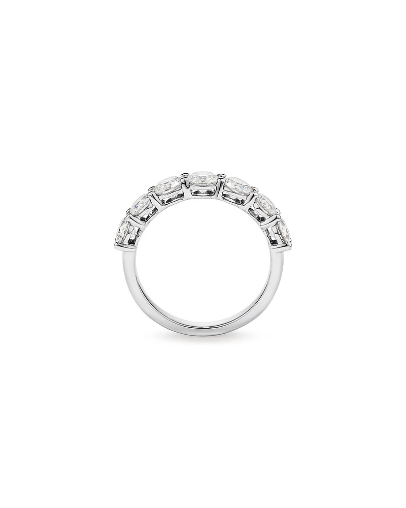 2.00 Carat TW Round Brilliant Laboratory-Grown Diamond Wedding Ring in 14kt White Gold
