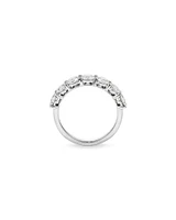 2.00 Carat TW Round Brilliant Laboratory-Grown Diamond Wedding Ring in 14kt White Gold