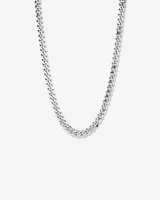 11.3mm Curb Chain in Sterling Silver