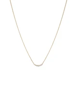 Collier avec 0,25 carat TW de diamants en or jaune 18 kt