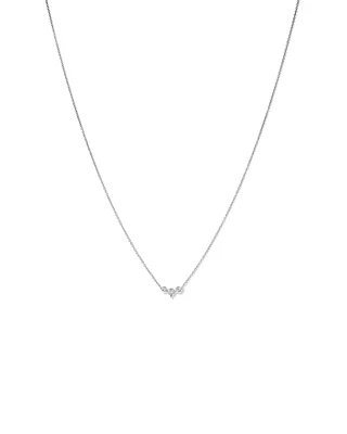 Necklace with 0.25 Carat TW Diamonds in 18kt White Gold