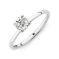 Southern Star Solitaire Engagement Ring with a 0.50 Carat TW Diamond in 18kt Yellow & White Gold