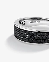 Black Diamond Pavé Ring with 1.00TW of Diamonds in 10kt White Gold