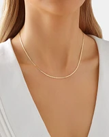 45cm (18") Serpentine Chain in 10kt Yellow Gold