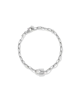 Signature Lock Bracelet in Sterling Silver