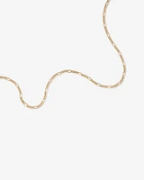 50cm (20") Hollow Figaro Chain in 10kt Yellow Gold