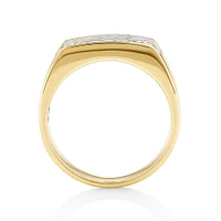 Men's Ring with 1 Carat TW of Diamonds in 10kt Yellow Gold