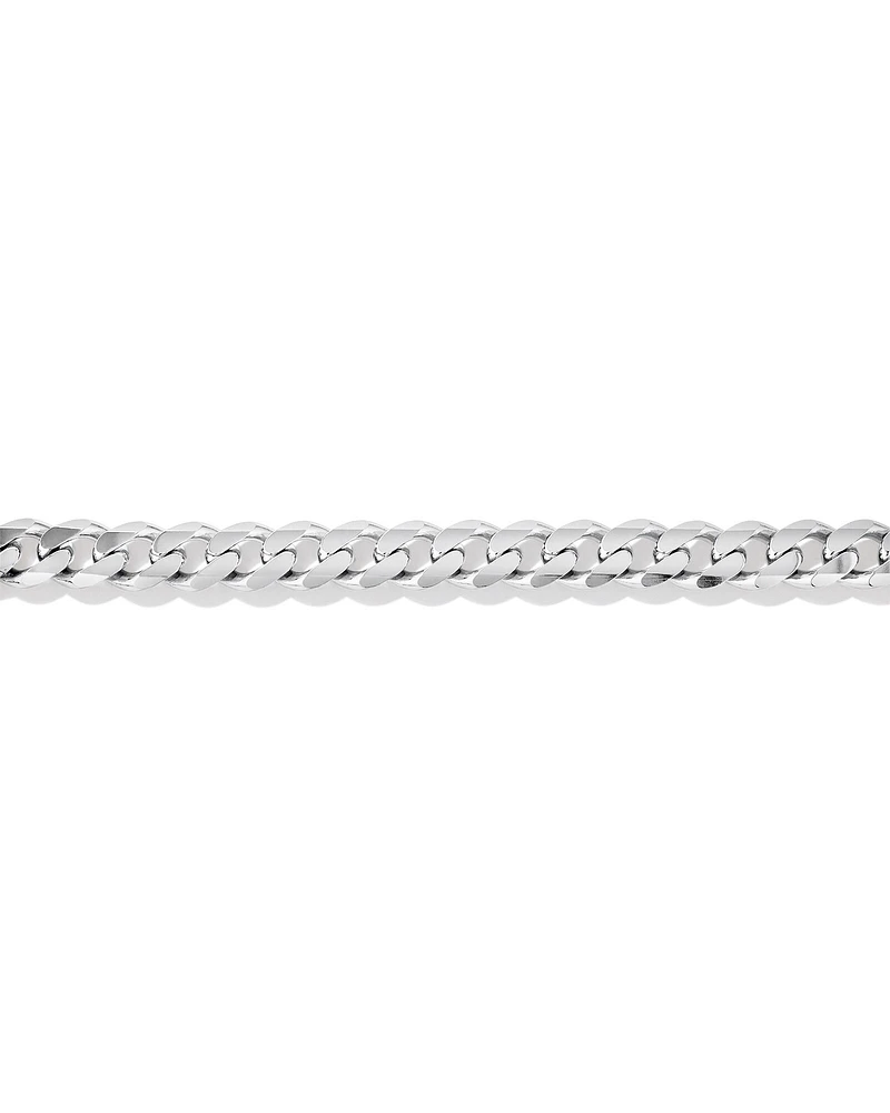 13mm Curb Bracelet  in Sterling Silver