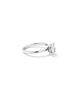 1.00 Carat TW Oval Canadian Diamond Solitaire in 18kt White Gold