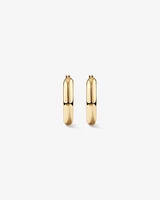 15mm Hoop Earrings in 10kt Yellow Gold