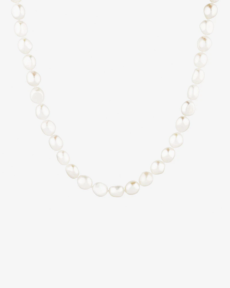 Baroque Pearl Necklace in 10kt Yellow Gold