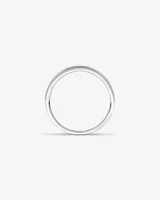 Men's Ring with Diamonds in 10kt White Gold