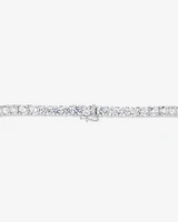 Tennis Bracelet with Cubic Zirconia in Sterling Silver