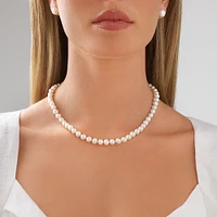 Cultured Freshwater Pearl Necklace in 10kt Yellow Gold