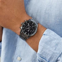 Solar Powered Men's Watch with Tone in Stainless Steel