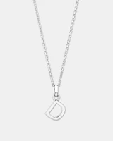 "Z" Initial Pendant in Sterling Silver
