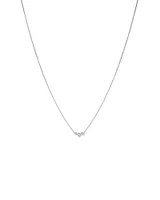 Necklace with 0.25 Carat TW Diamonds in 18kt White Gold