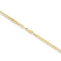 60cm (24") 3.5mm-4mm Width Curb Chain in 10kt Yellow Gold
