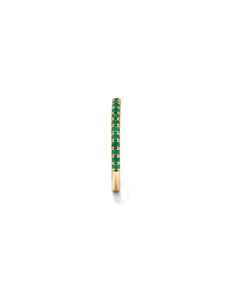 Emerald Stacker Ring in 10kt Yellow Gold