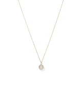 1.00 Carat TW Diamond Halo Everlight Pendant in 10kt Gold