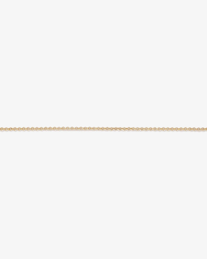 17cm (7") 2mm-2.5mm Width Hollow Belcher Bracelet in 10kt Yellow Gold