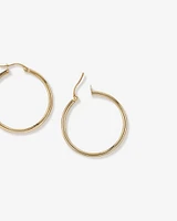 25mm Hoop Earrings in 10kt Rose Gold