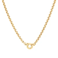 45cm (18") 5mm-5.5mm Width Hollow Belcher Chain in 10kt Yellow Gold