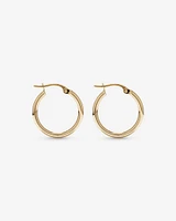 18mm Hoop Earrings in 10kt Yellow Gold