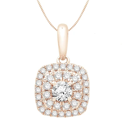 Pendant with 0.34 Carat TW of Diamonds in 10kt White Gold