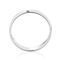 5mm Lite Half Round Wedding Band in Platinum