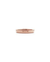 3mm Half Round Wedding Band in 10kt Rose Gold