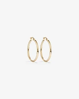 25mm Hoop Earrings in 10kt Rose Gold