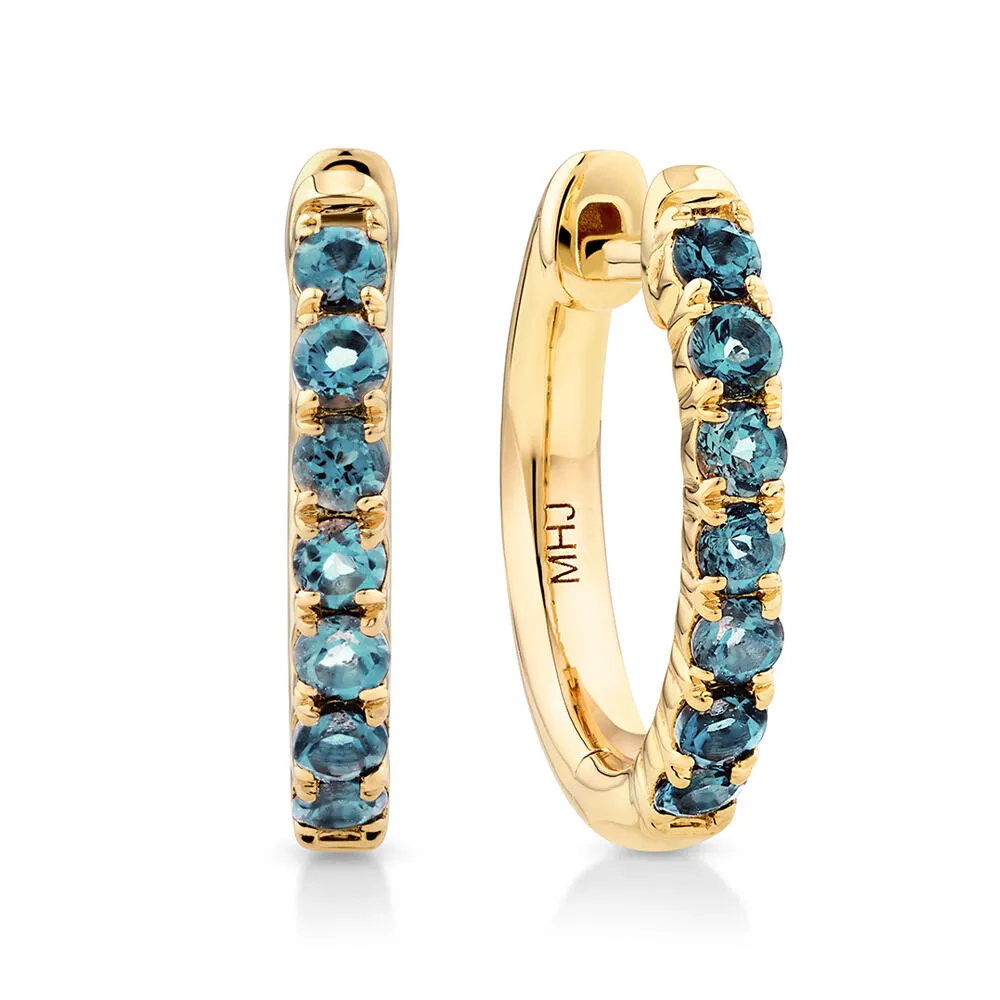 Michael Hill Jewellers Gold Hoop Earrings 2025