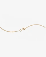 "K" Initial Necklace with 0.10 Carat TW of Diamonds in 10kt Yellow Gold