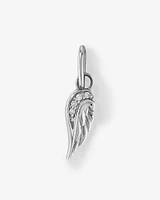 Diamond Accent Angel Wing Pendant in Sterling Silver