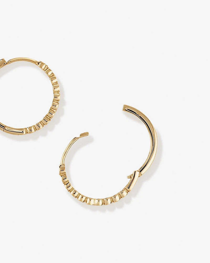 Huggie Earrings in 10kt Yellow Gold