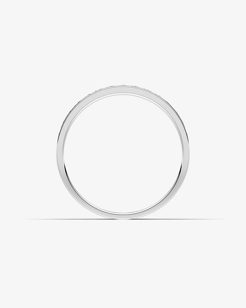 0.25 Carat TW Channel Set Diamond Wedding Ring in 14kt White Gold