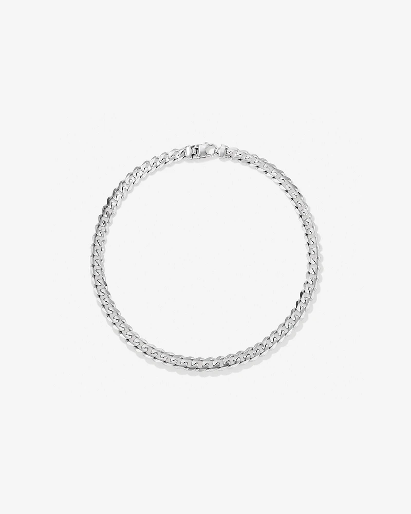 11.3mm Curb Chain in Sterling Silver