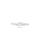 C Initial Ring in Sterling Silver