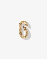 Twisted Paperclip Pendant Connector in 10k Yellow Gold