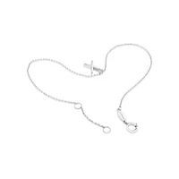 19cm (7.5") N Initial Bracelet in Sterling Silver