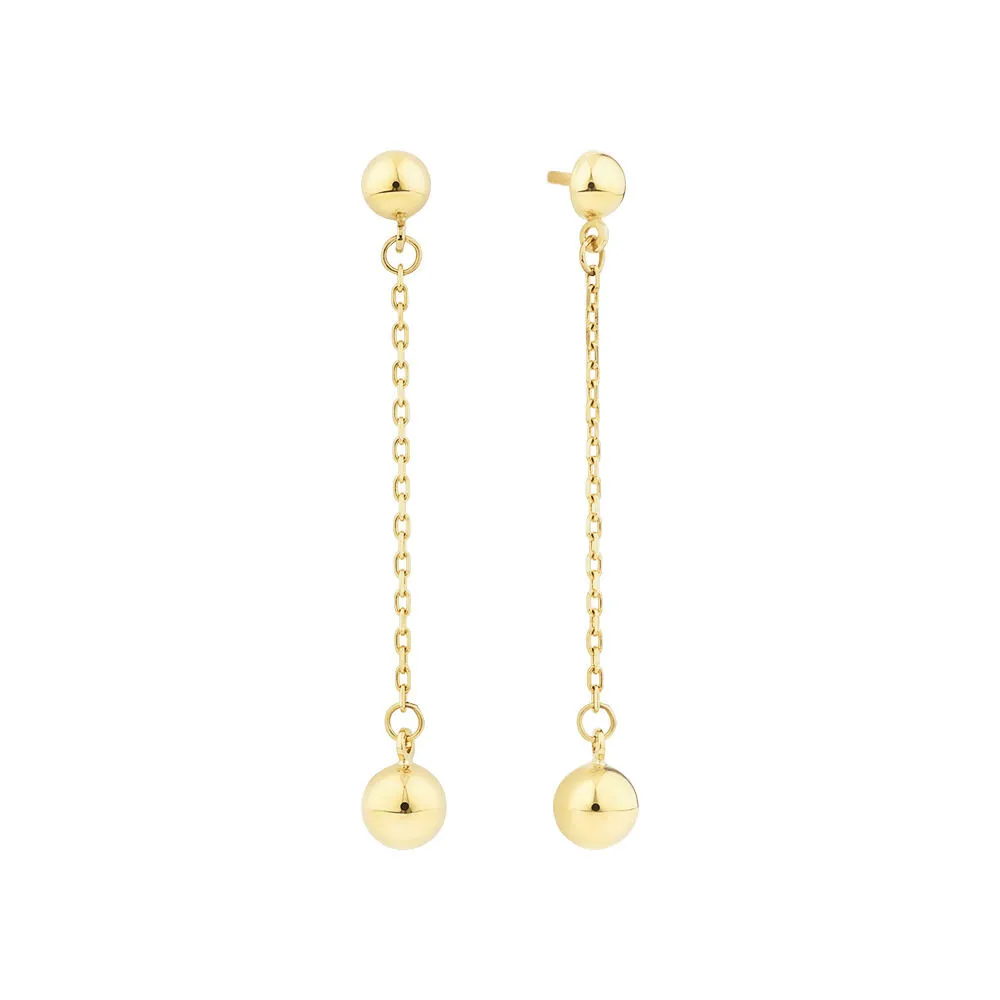 Ball Drop Earrings  GRajam Chetty And Sons Jewellers