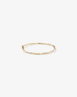 60mm Hollow Twist Bangle In 10kt Yellow Gold