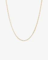 50cm (20") Oval Belcher Chain in 10kt Yellow Gold