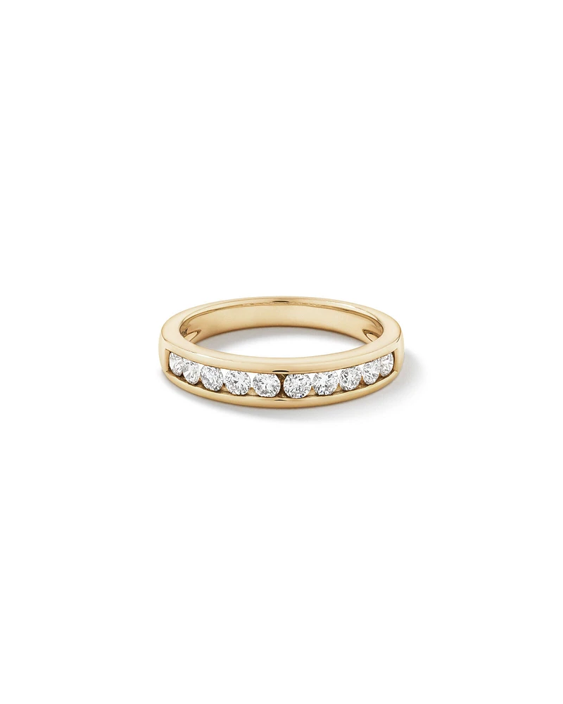 Evermore Wedding Band with 0.50 Carat TW of Diamonds in 18kt Yellow Gold