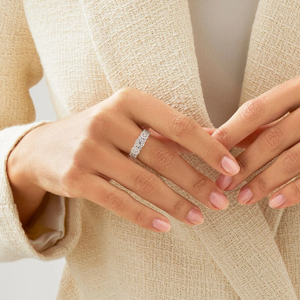 Bubble Ring with 1.00 Carat TW Diamonds in 10kt Gold