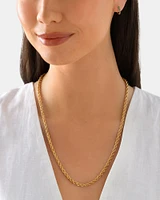 60cm (24") Rope Chain in 10kt Yellow Gold