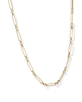 5.00mm Wide Paperclip 3 and 1 Chain in 10kt Yellow Gold