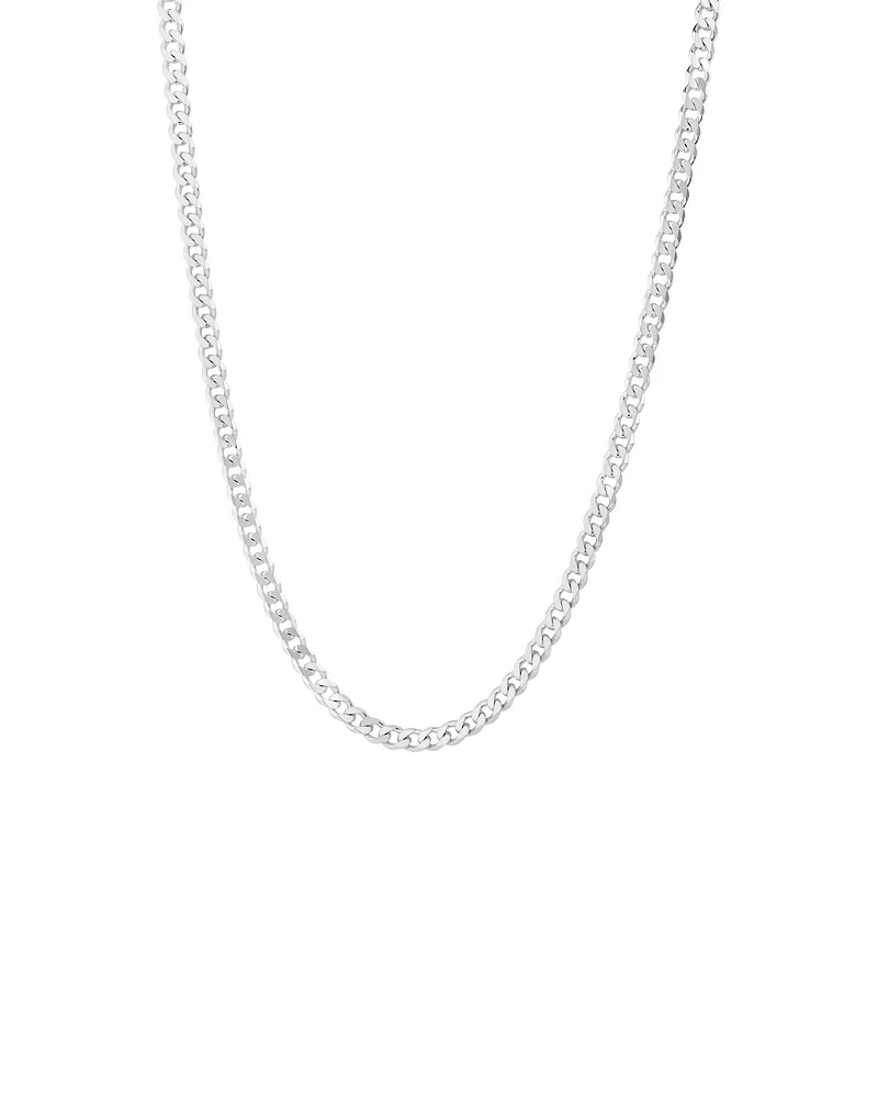 60cm (24") 5.5mm Width Curb Chain in Sterling Silver